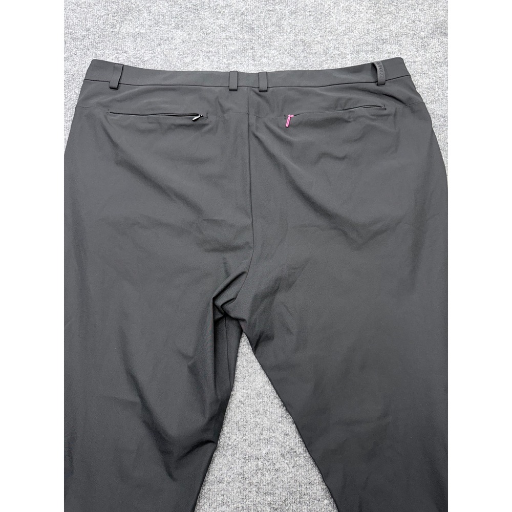G/FORE Mens Black Performance Golf Pants Tapered Fit 40/34 Stretch - Picture 7 of 9